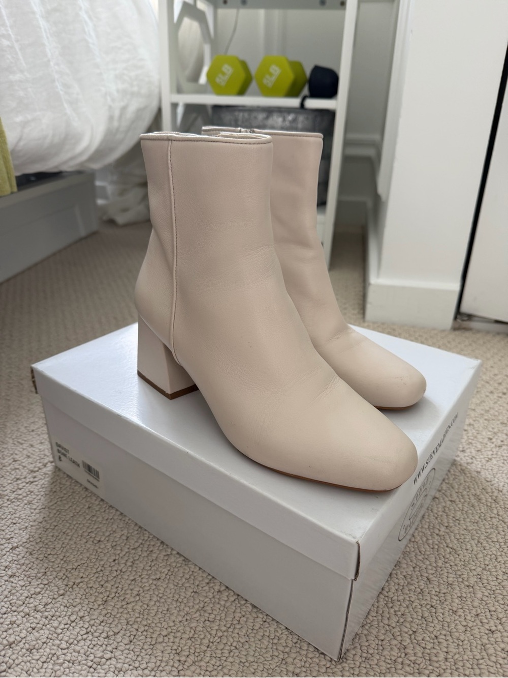 Steven Madden Cream Bootie in Bone 8